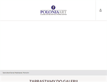 Tablet Screenshot of polonia-art.pl
